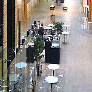 Airy cafe hall Berlin interior location