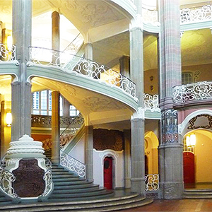 Impressive historic staircases hall Berlin